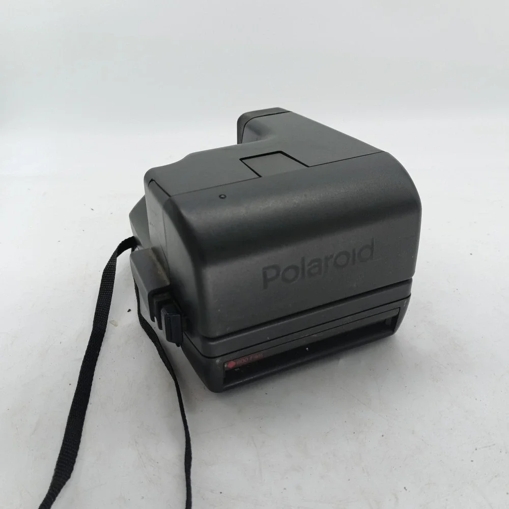 Polaroid OneStep CloseUp Instant Film Camera 600 Series Vintage Gray Black a1